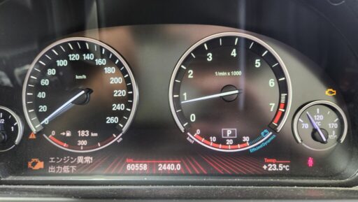 BMW7シリーズメーター画像