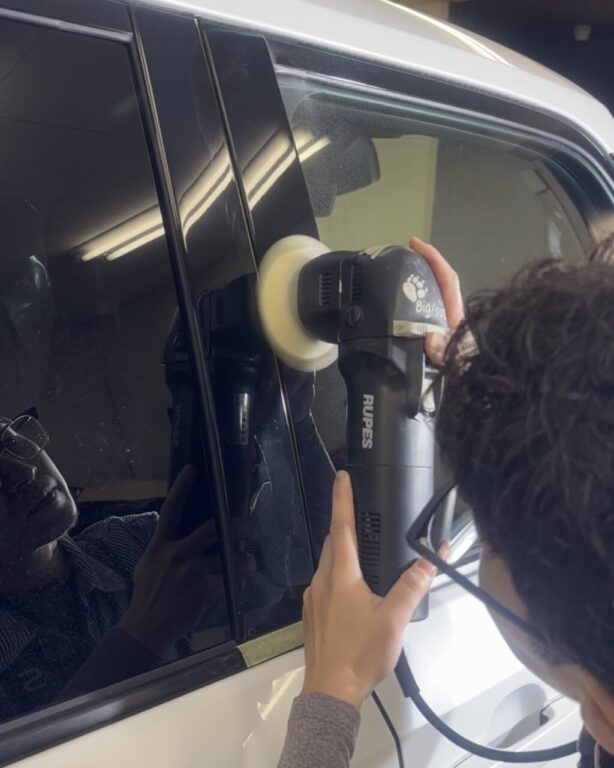 レクサス  GX550 ピラー研磨