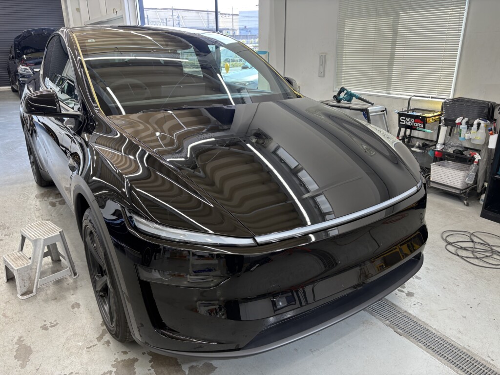 テスラ　新車GZOX    ボディコーティング